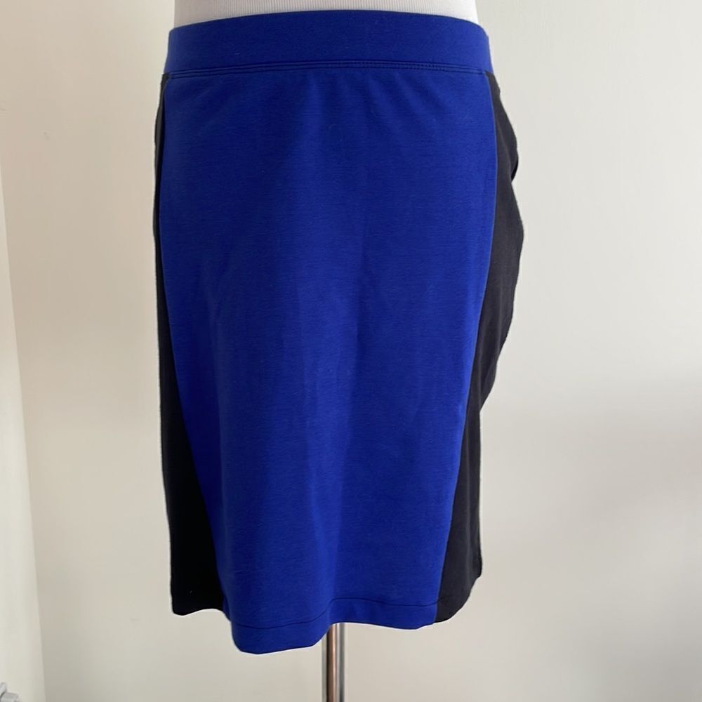 Nicky Minaj black & blue mini skirt polyester spandex cotton blend Junior medium
